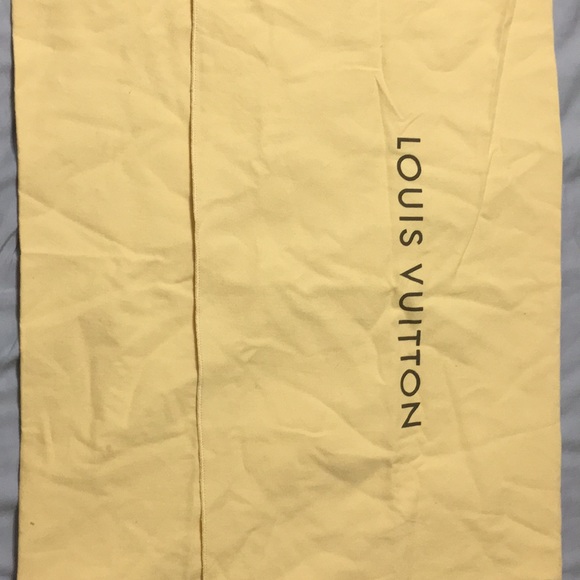 Auth LOUIS VUITTON LV Fold Over Cloth Protective Sleeper Storage Dust Bag LARGE - Picture 2 of 6